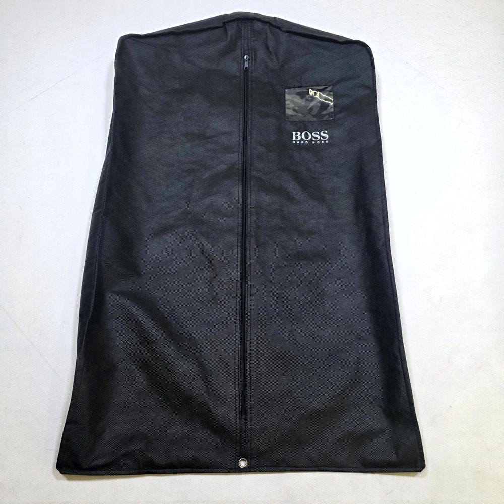 Hugo Boss Garment Bag Black Suit Cover Travel Storage Carrier Lux